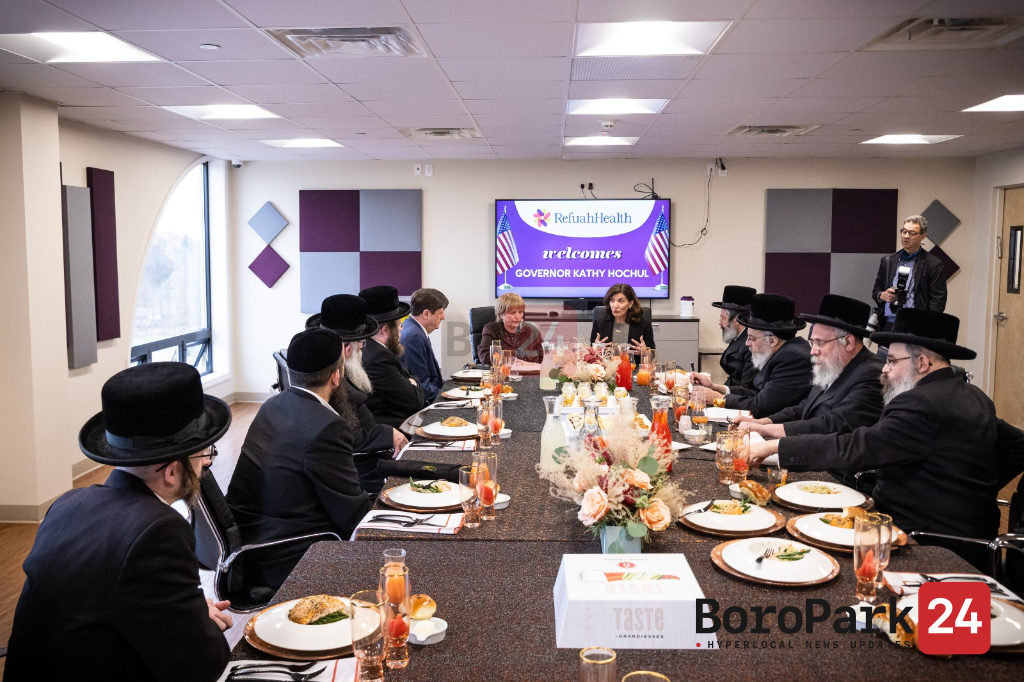 Gov. Hochul Visits New Square and Kiryas Joel as an Advocate and a Friend