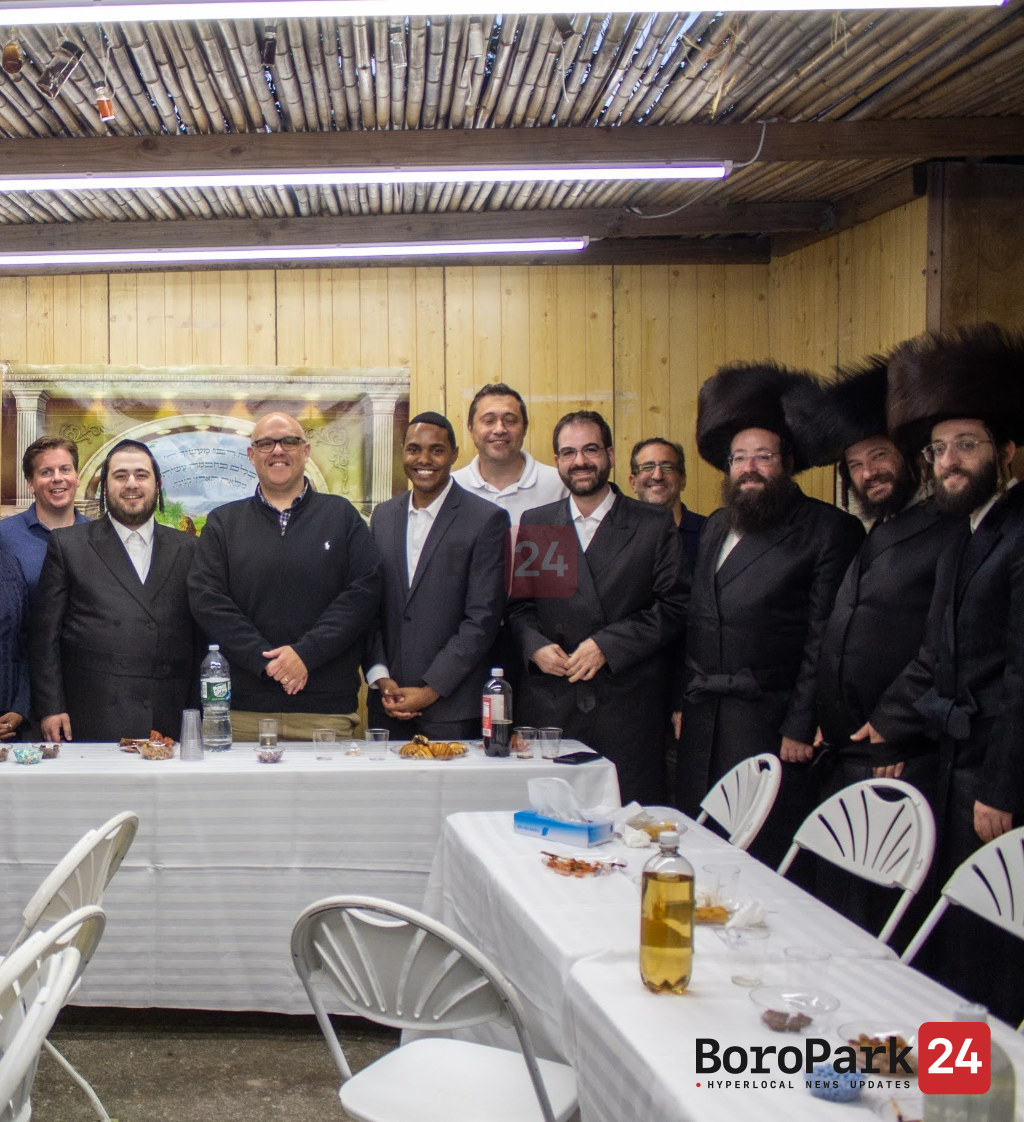 Elected Officials From Across the State Celebrate Sukkos in Borough Park With Community Leaders, Hosted by District Leader David Schwartz