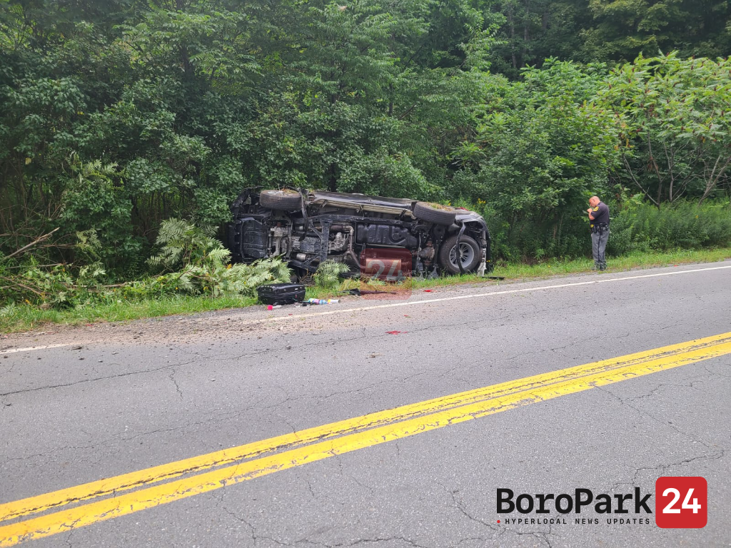 One Injured in Rollover Vehicle Accident on NY-17