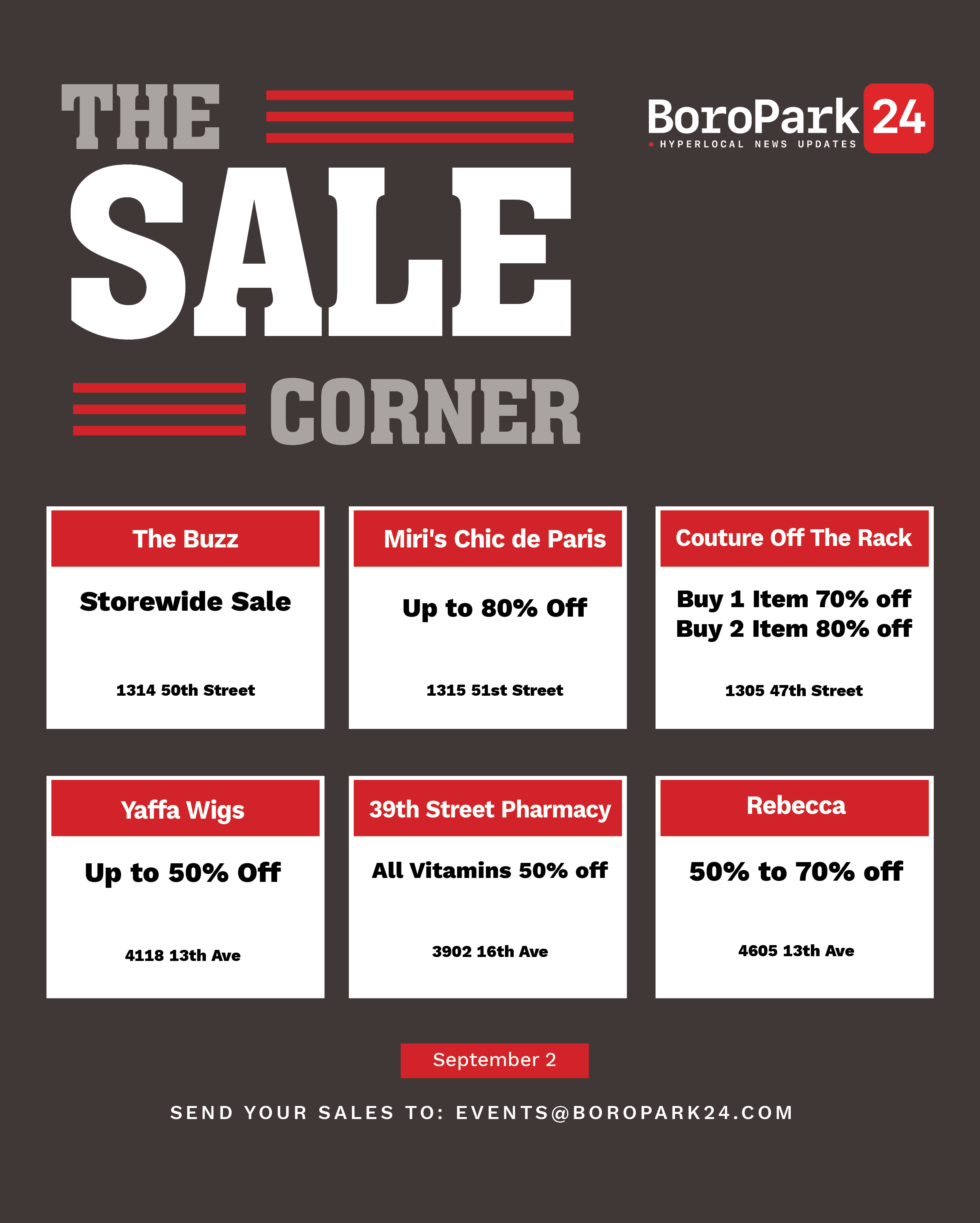 The Sale Corner Boro Park 24