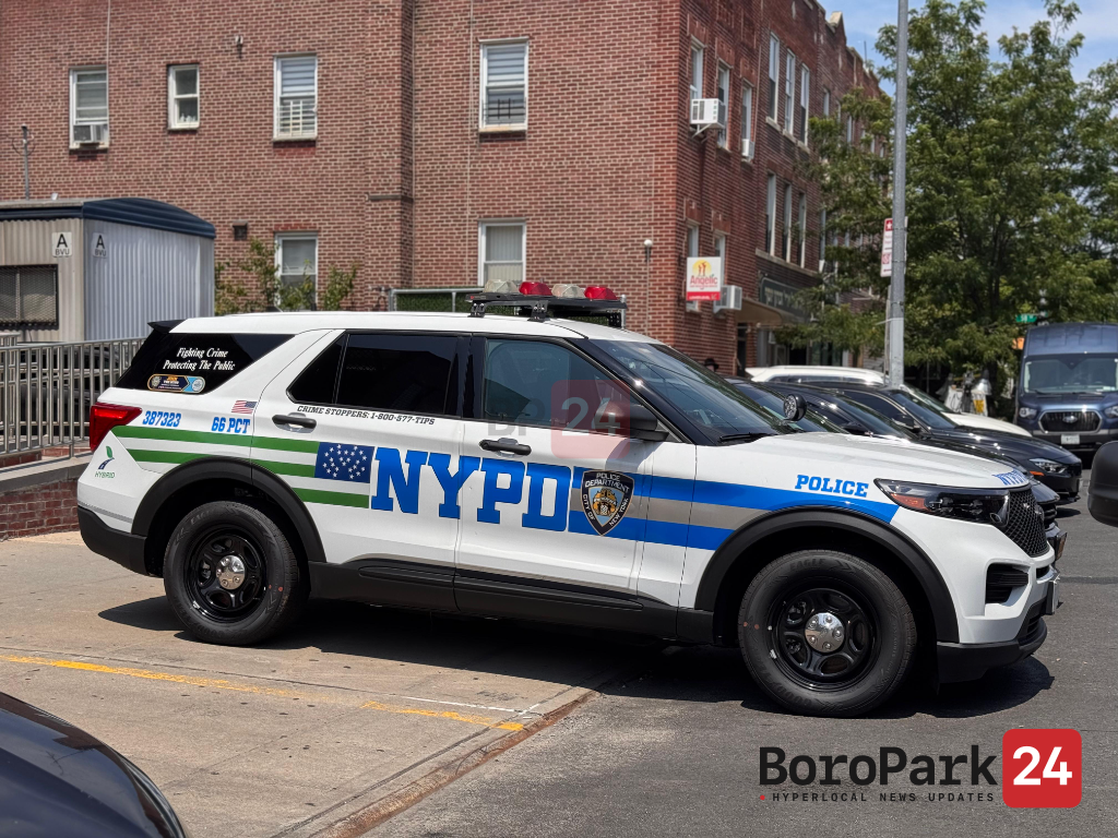 NYPD 66th Precinct Unveils New Patrol Cars with Updated Slogan