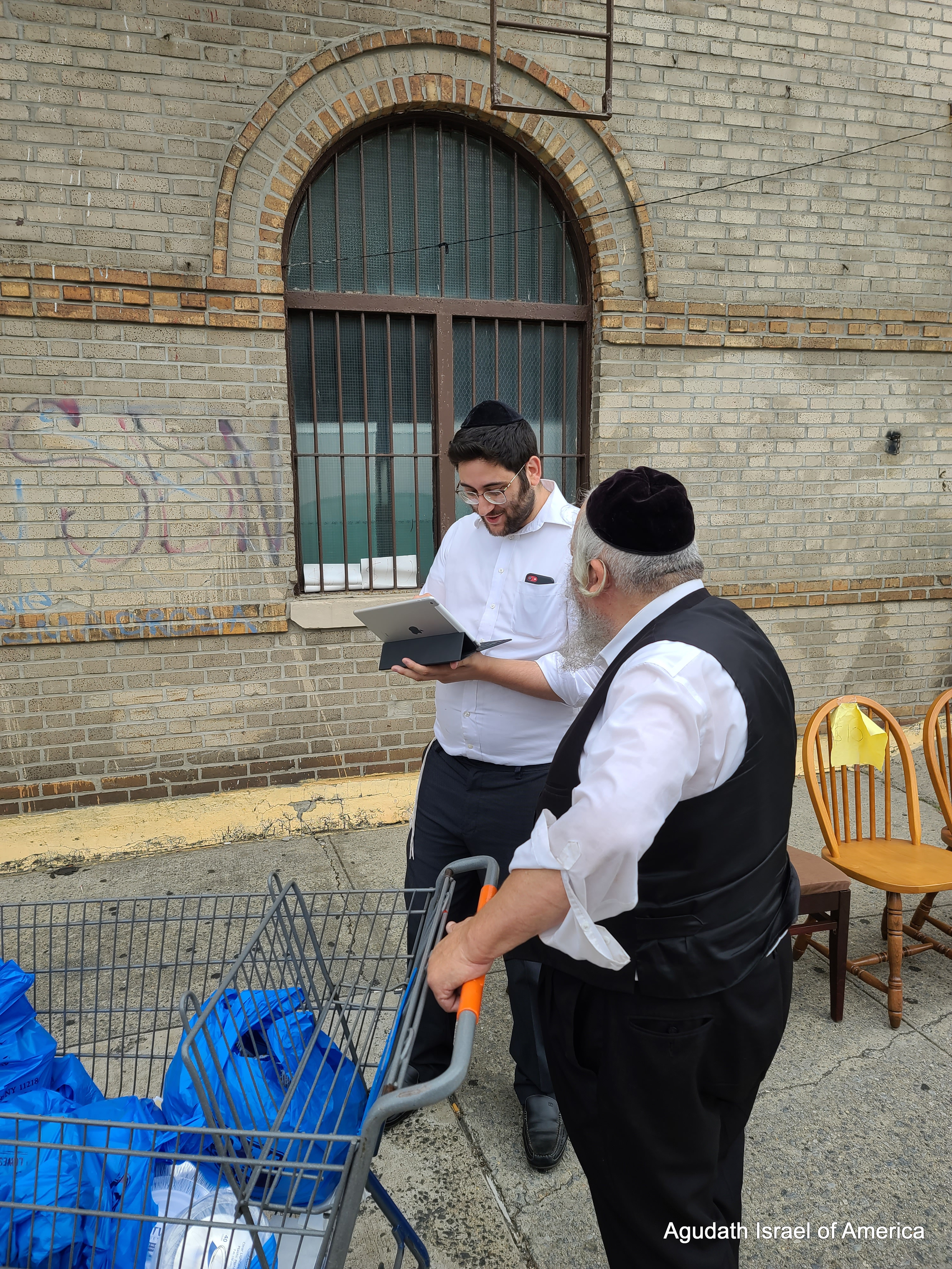 Agudath Israel's Census Pop-Up Drive in Borough Park