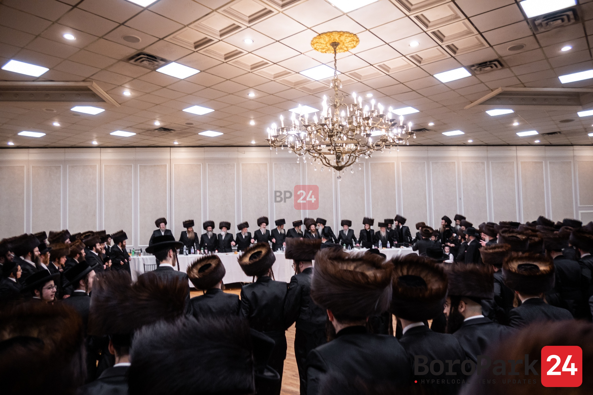 Wedding and Sheva Bruches in Courts of Tiferes Moshe - Dometz Kiryas Yoel - Satmar Manchester and Lantzhut