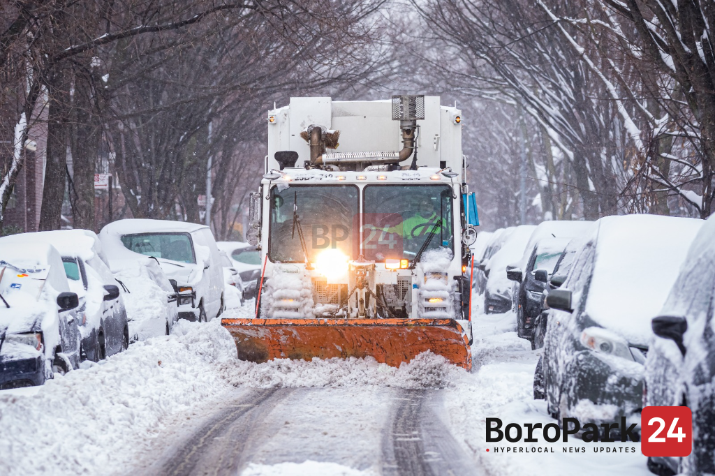 Sanitation Crews Resumed Garbage Collection Today After Snowstorm